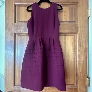 Madewell Maroon Bell Dress